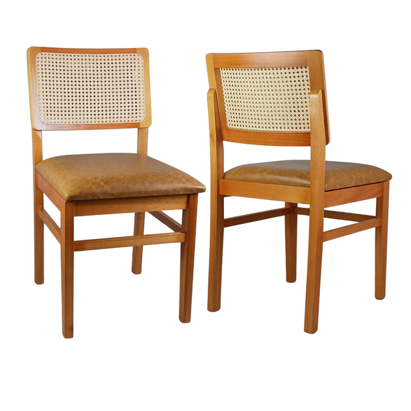 Home Chairs - Cadeira Adhara -Telinha - Madeira Maciça - Home Chairs